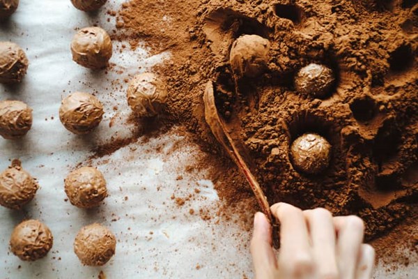 Sea salt probiotic chocolates