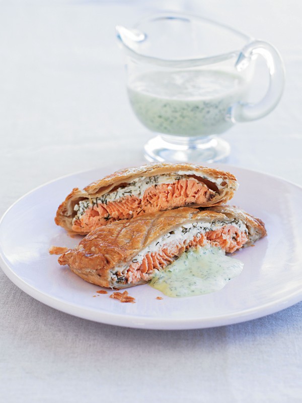 Sea trout en croûte