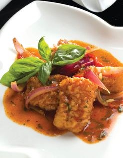 Seabass Chorrillana-style
