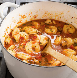 Seafood and chorizo stew