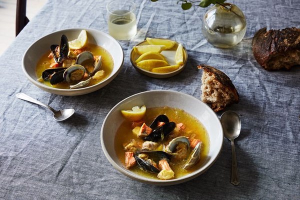 Seafood bouillabaisse