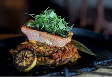 Seafood cassoulet with Akaroa salmon [Emma Mettrick & Paul Howells]
