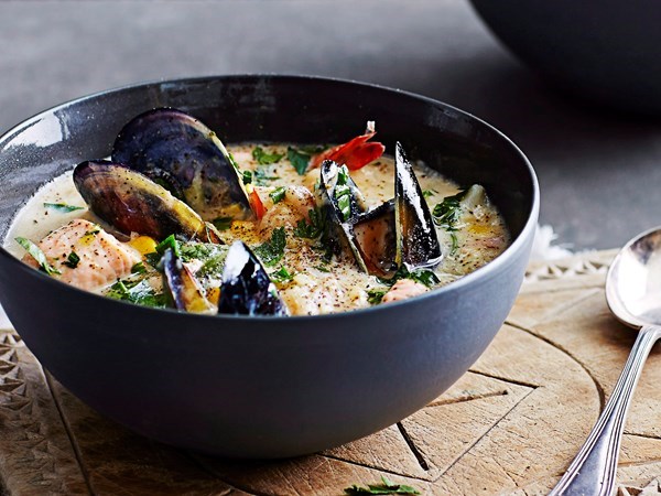 Seafood chowder