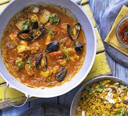 Seafood curry