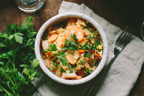 Seafood fried rice