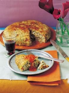 Seafood frittata (Torta de mariscos)