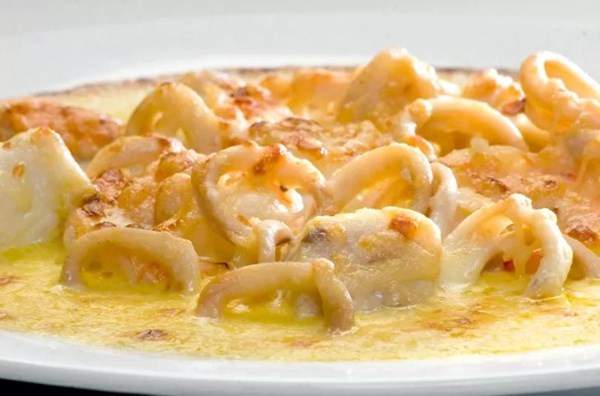 Seafood gratin