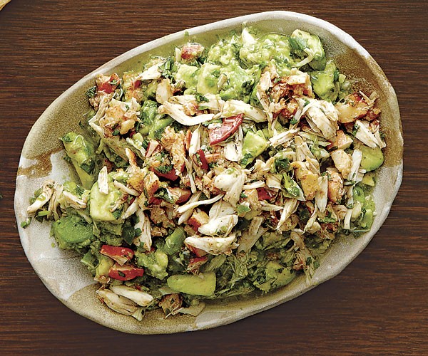 Seafood guacamole