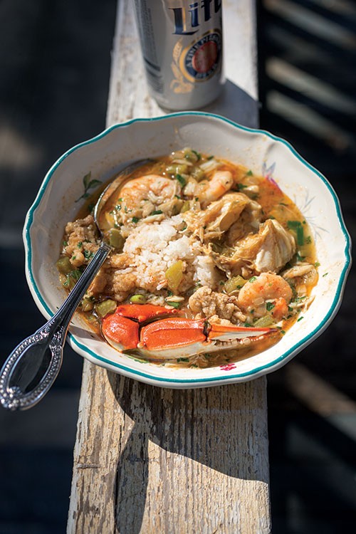 Seafood gumbo