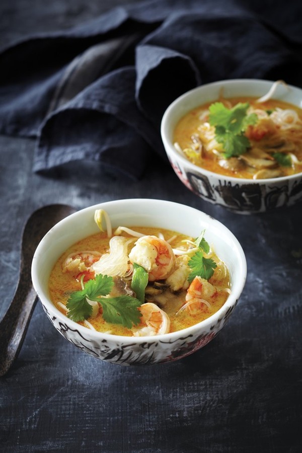 Seafood laksa