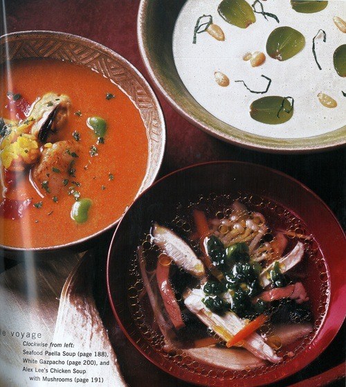 Seafood paella soup