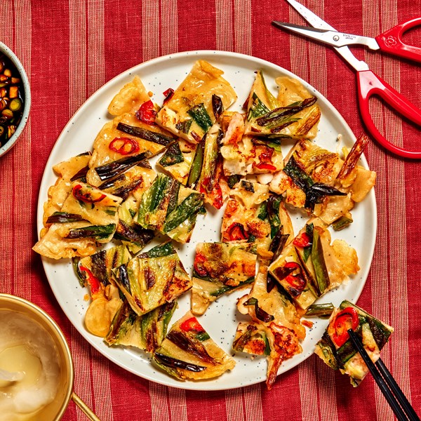 Seafood pancakes (Haemul pajeon)