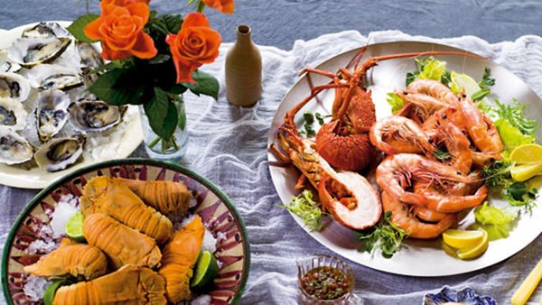 Seafood platter