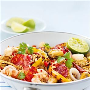 Seafood rice