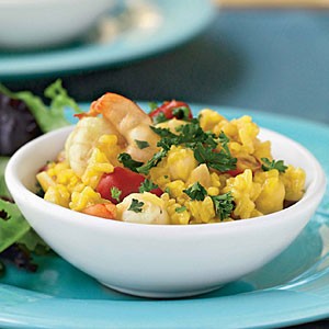 Seafood risotto