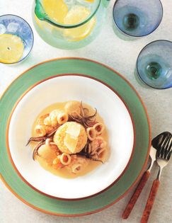 Seafood risotto