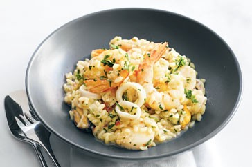 Seafood risotto