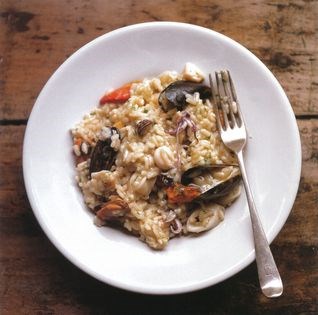 Seafood risotto (Risotto alla marinara)