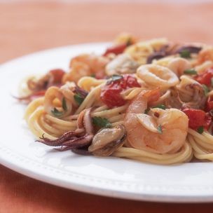 Seafood spaghetti