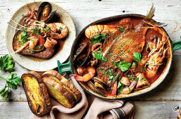 Seafood stew (Cacciucco)