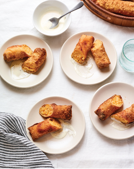Sean's mac and cheese rolls