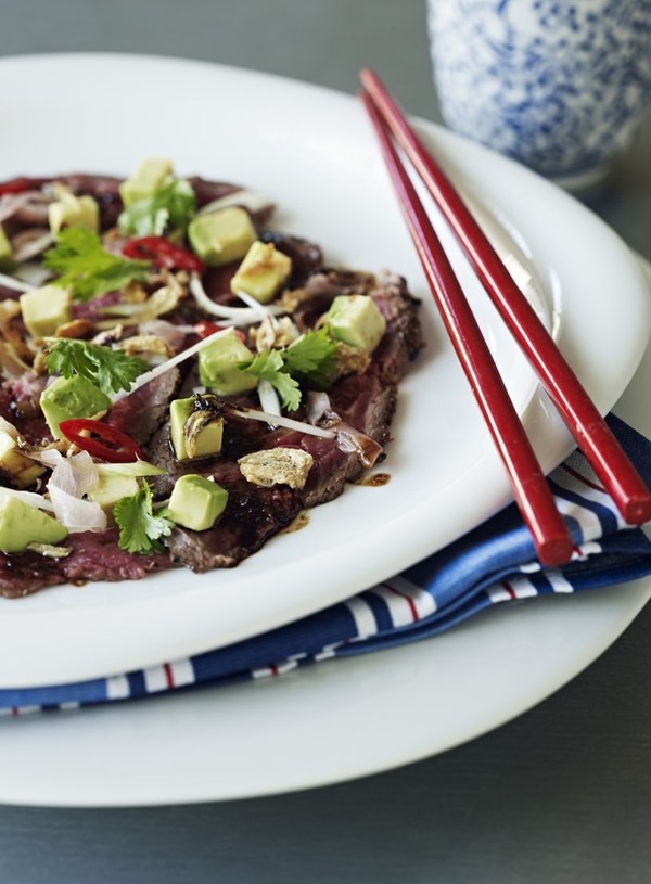Seared beef carpaccio
