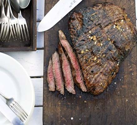 Seared beef with orange & chilli