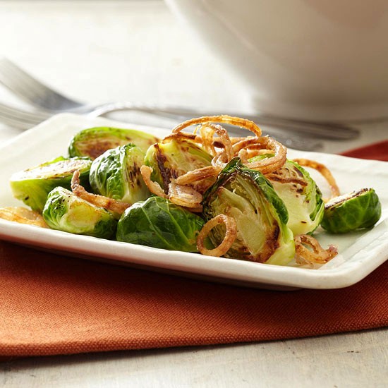 Seared Brussels sprouts