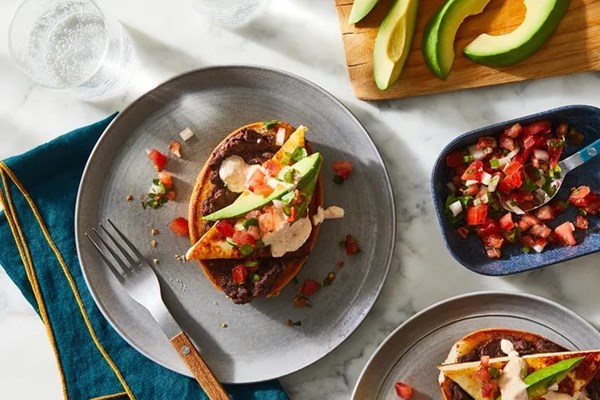 Seared panela molletes