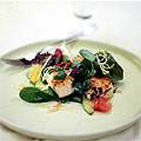 Seared scallop and citrus salad