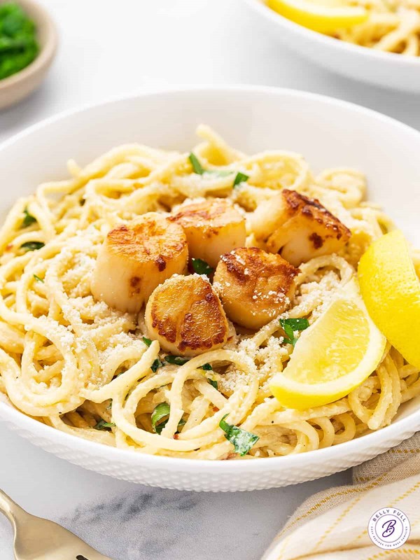 Seared scallop piccata