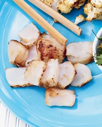 Seared scallops