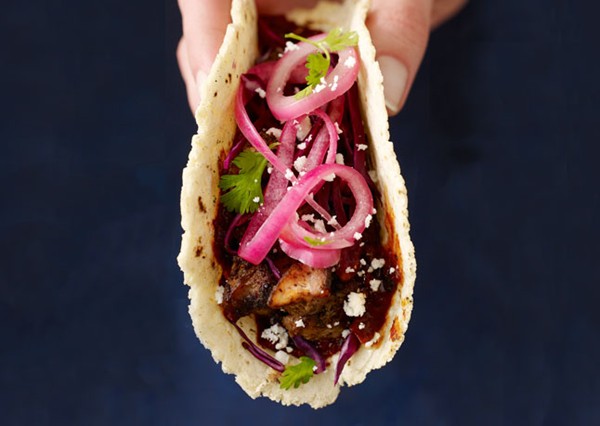 Seared short rib taco filling