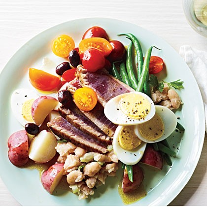 Seared tuna Niçoise