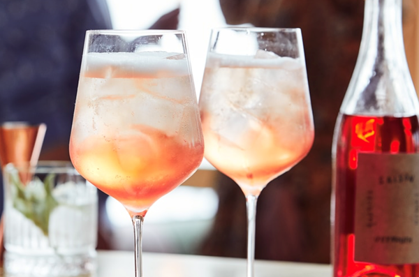 Seasonal vermouth spritz