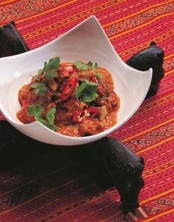 Seasoned fried beef slices (Lapis manado)
