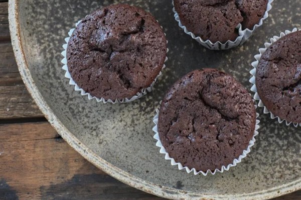 Secret chocolate lunchbox muffins