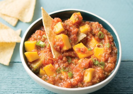 "Secret ingredient" mango salsa