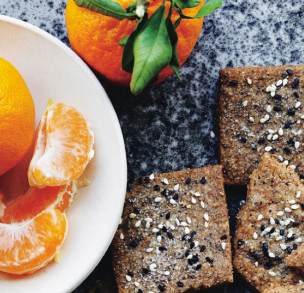 Seeded buckwheat cookies