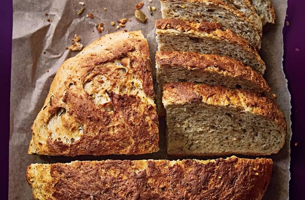 Seeded cheddar & potato bread 