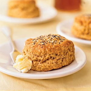 Seeded cornmeal biscuits