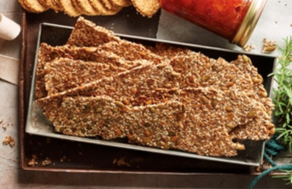 Seeded crackers