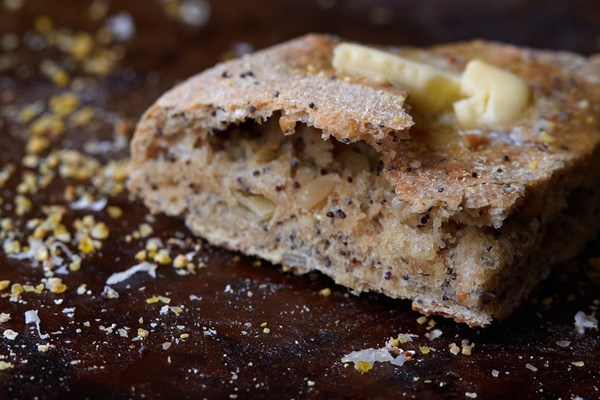 Seeded flatbread