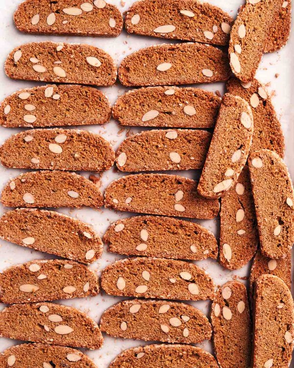 Seeded graham biscotti
