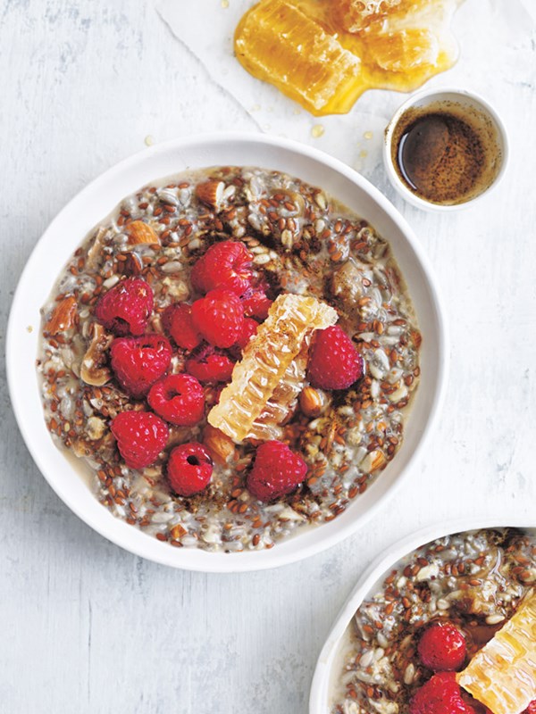 Seeded overnight oats