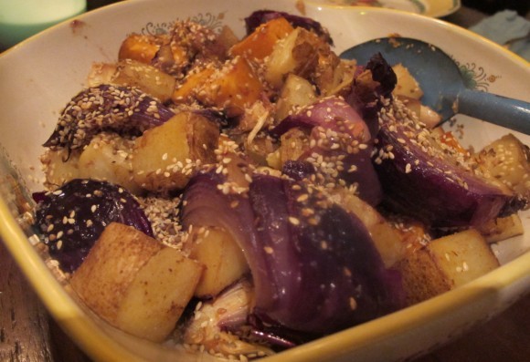 Seeded roast roots