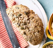 Seeded soda bread