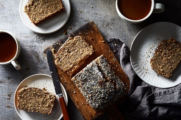 Seeded whole-wheat banana bread