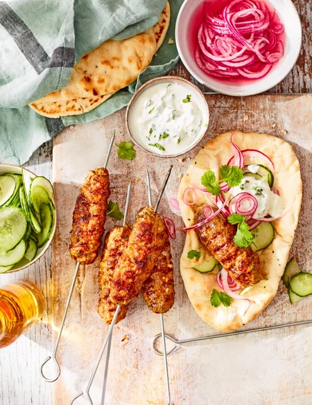 Seekh kebabs