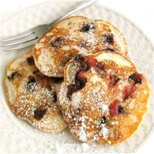Self-rising lemon-blueberry pancakes